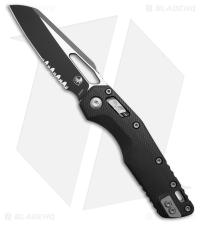 Microtech MSI Ram-Lok Knife S/E Fluted Black G-10 (3.9" Black Serr)