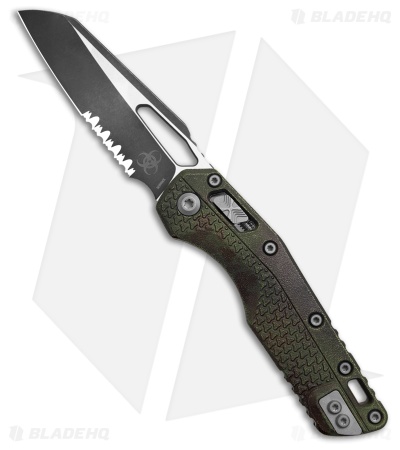 Microtech Standard Issue MSI Outbreak Ram-Lok Knife Green/Red (3.9" SW Serr)