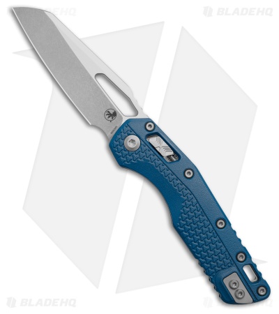 Microtech Standard Issue MSI Ram-Lok Knife Blue Polymer (3.9" Stonewash)