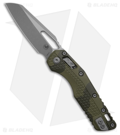 Microtech Standard Issue MSI Ram-Lok Knife Olive Camo Polymer (3.9" Apocalyptic)