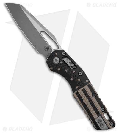 Microtech Standard Issue MSI Ram-Lok Knife Tri-Grip Flag Polymer (3.9" Apoc)