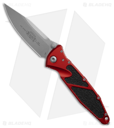 Microtech Socom Elite S/E Manual Knife Red Aluminum (4