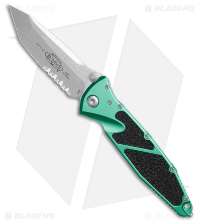 Microtech Socom Elite T/E Manual Knife Turquoise Al (4" SW Serr) 161-11TQ