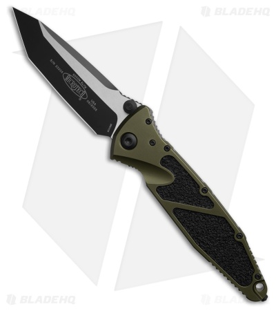 Microtech Socom Elite Tanto Manual Knife OD Green (4" Black) 161-1OD