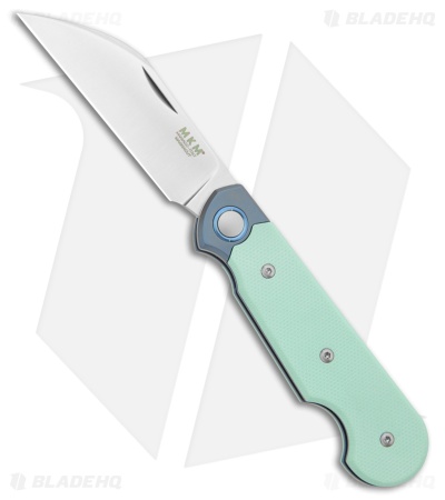 MKM Jaques MagnaCut Wharncliffe Slip Joint Knife Light Blue G-10 (2.5" Satin)