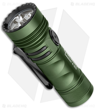 Olight Seeker 4 Mini Rechargeable Flashlight OD Green (1200 Lumens CW)