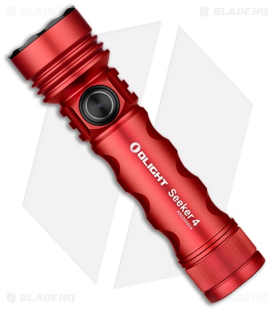 Olight Seeker 4 Rechargeable Flashlight Red Aluminum (3100 Lumens)