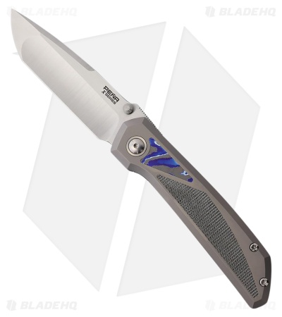 Pena Knives Mula Tanto Frame Lock Knife Ti + Black Micarta/Mokuti (3.25" Satin)