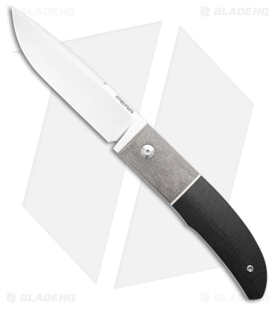 Enrique Pena Custom Fixed Blade Knife Carbon Fiber (3.5" Satin)