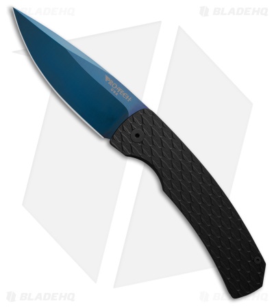 Pro-Tech Magic 2 "Whiskers" Auto Knife Black Feather Al (3.75" Sapphire Blue)