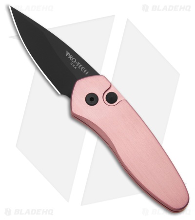 Pro-Tech Sprint Automatic Knife Pink Aluminum (2" Black DLC)