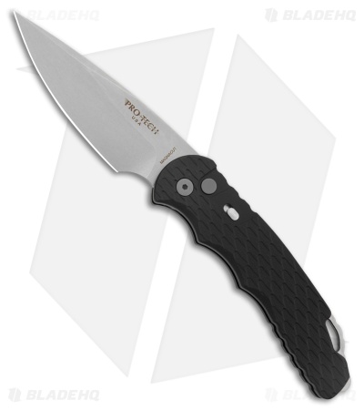 Pro-Tech TR-4.F5 Tactical Response 4 Automatic Knife Black Feather Grip (4