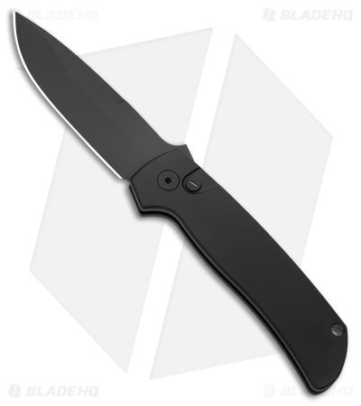 Pro-Tech Terzuola ATCF Operator Auto Knife Black Al Tritium Button (3.5