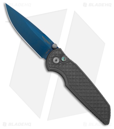 Pro-Tech TR-3 Integrity Button Lock Knife BB/SW Relic Steel (3.5" Sapphire)