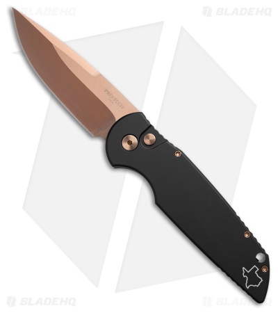 Pro-Tech Tactical Response 3 Automatic Knife Black Aluminum (3.5