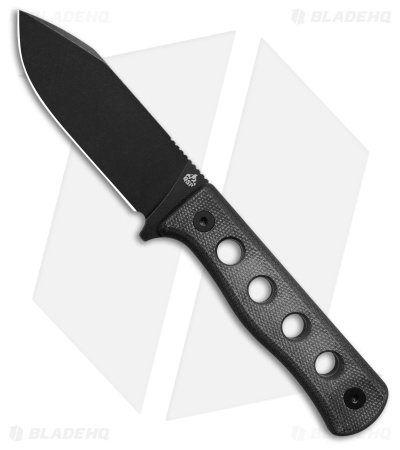 QSP Canary Fixed Blade Fixed Blade Knife Black Micarta (4.25