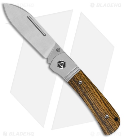 QSP Hedgehog Spear Point Slip Joint Knife Bocote Wood (2.9" Satin) QS142SP-B