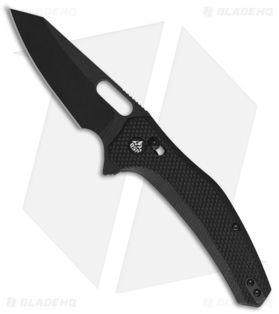 QSP Emu Glyde Lock Knife Black Coarse G-10 (3.25" Black) QS164-C2