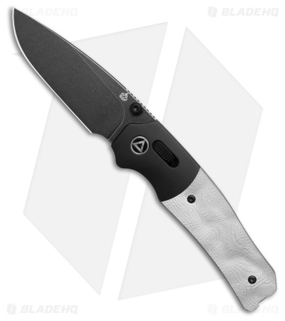 QSP Jacob Lundquist Vault Glyde Lock Knife G-10/Aluminum Foil (3.25" Black SW)
