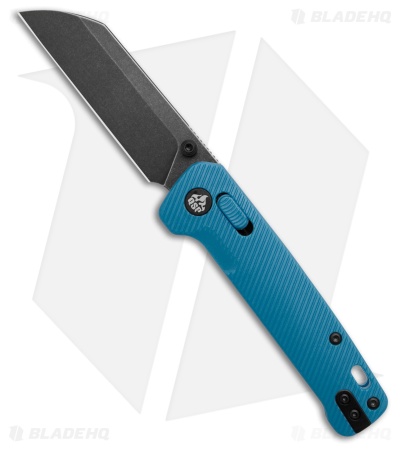 QSP Penguin Glyde Lock Knife Blue FRN (3.1" Blackwash)