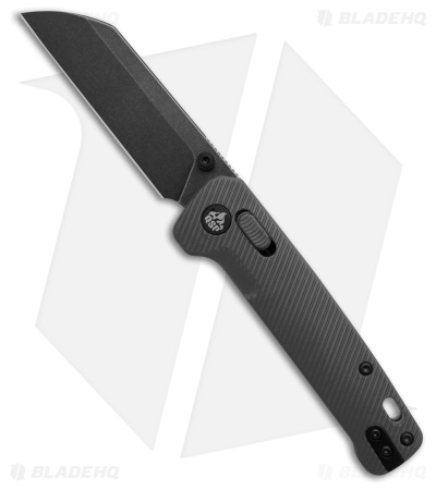 QSP Penguin Glyde Lock Knife Gray FRN (3.1" Blackwash)