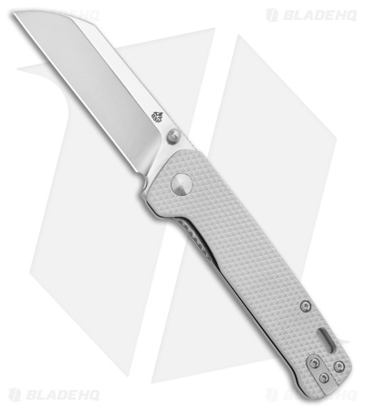 QSP Penguin Liner Lock Knife Blasted Diamond Aluminum (3" Satin S90V)