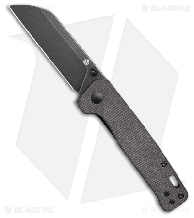 QSP Penguin V2 Liner Lock Knife Dark Brown Micarta (3" Black SW)