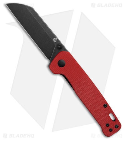 QSP Penguin V2 Liner Lock Knife Red Micarta (3" Black SW)