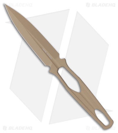 Real Steel Astral Dagger Fixed Blade Knife Coyote Tan Steel (3.3" Tan Cerakote)