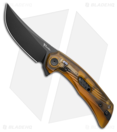 Reate PL-7 Pivot Lock Knife Ultem (3.5" Black PVD Nitro-V)