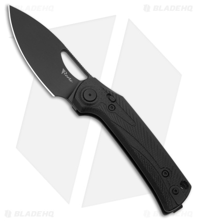 Reate PL-XE Pivot Lock Knife Black Micarta (3.4" Black PVD Nitro-V)