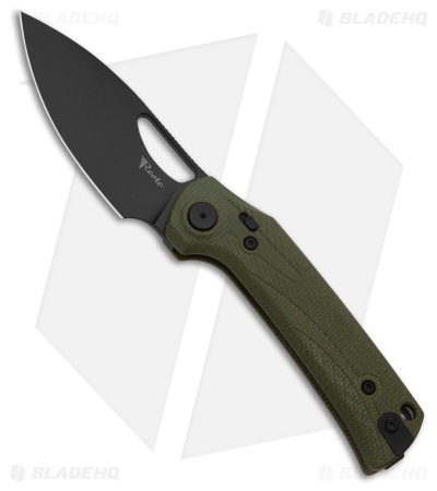 Reate PL-XE Pivot Lock Knife Green Micarta (3.4