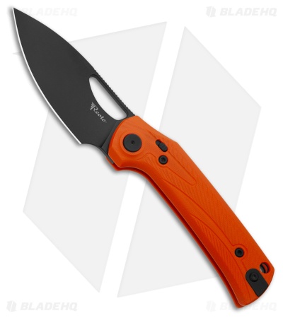 Reate PL-XE Pivot Lock Knife Orange G-10 (3.4" Black PVD Nitro-V)