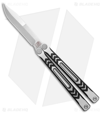 REVO Nexus Balisong Butterfly Knife PVD Black Two Tone Aluminum (4.5