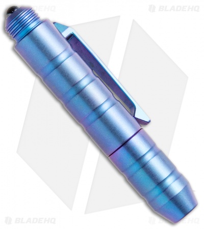 Stedemon P01 EDC Titanium Tactical Pen - Blue Anodized