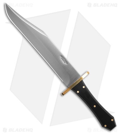 Svord Coffin Handle Fixed Blade Bowie Knife Queen Ebony (9.5" Satin)
