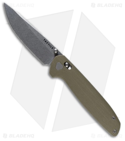 Tactile Knife Co. Maverick MagnaCut Crossbar Lock Knife Green G-10 (3.5" SW)