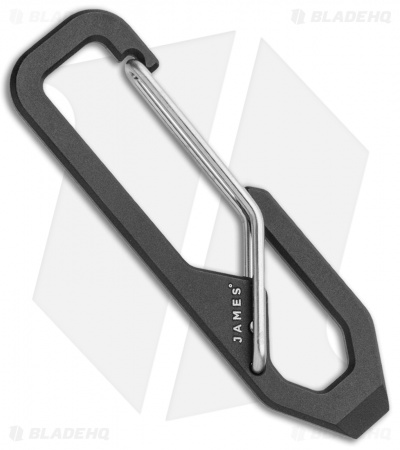 The James Brand Holcombe Carabiner - Black/Stainless