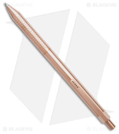 The James Brand The Burwell Stainless Steel EDC Pen (Rose Gold)