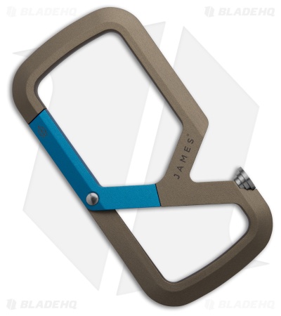 The James Brand The Mehlville Carabiner - Coyote Tan/Desert Sky