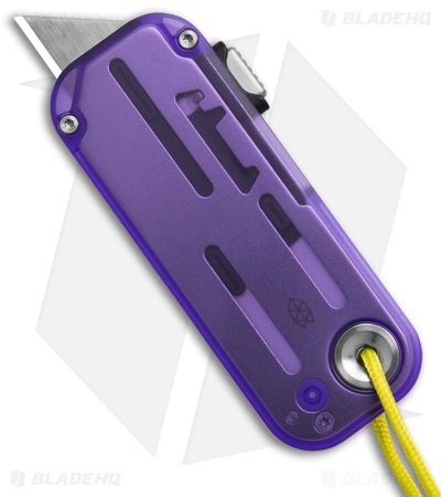 The James Brand The Palmer PC Utility Knife Atomic Purple/Electric Green