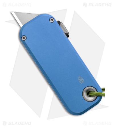 The James Brand The Palmer Utility Knife Cerulean Aluminum (0.56" Satin)