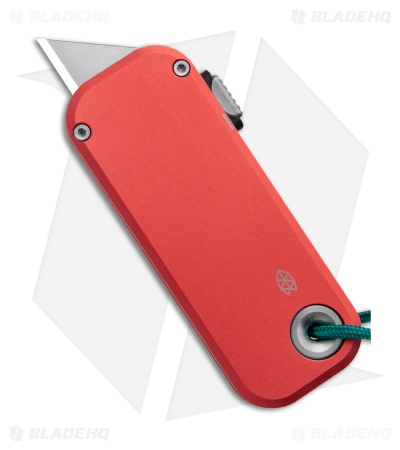 The James Brand The Palmer Utility Knife Coral Aluminum (0.56" Satin)