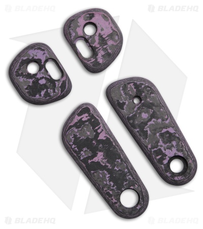 Flytanium CF Scales for James Brand Redstone - Purple Haze Fat Carbon