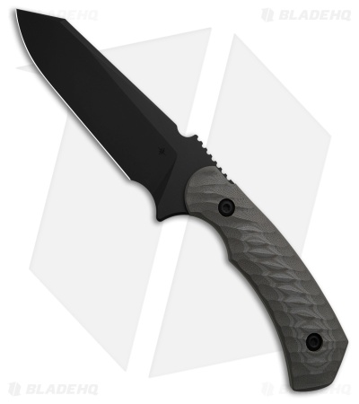 Toor Knives LE Zenith Apocalypse Fixed Blade Knife Gray G-10 (4" Black)