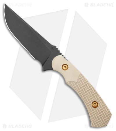 Toor Knives Limited Edition Brauler Fixed Blade Knife Medellin (4" Black)