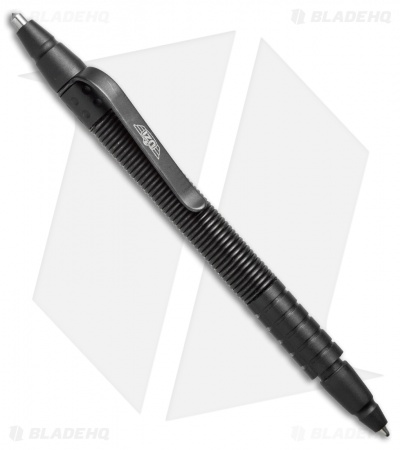 UZI Tactical Defender Pen 14 w/ Spring Loaded Carbide Tip (Black) TACPEN-14