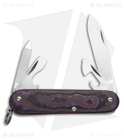 Flytanium Purple Haze Fat Carbon + Victorinox Cadet Knife