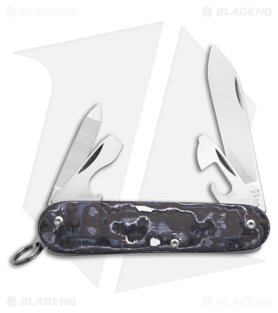 Flytanium White Storm Fat Carbon + Victorinox Cadet Knife