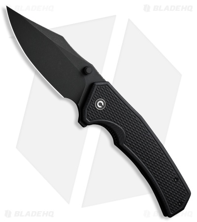 CIVIVI Vexillum Clip Point Liner Lock Knife Black G-10 (3.8
